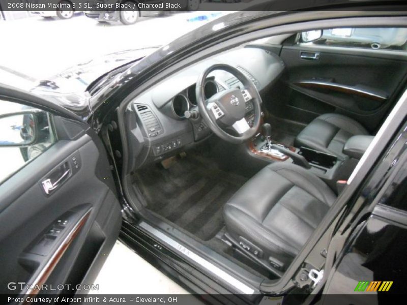 Super Black / Charcoal Black 2008 Nissan Maxima 3.5 SL