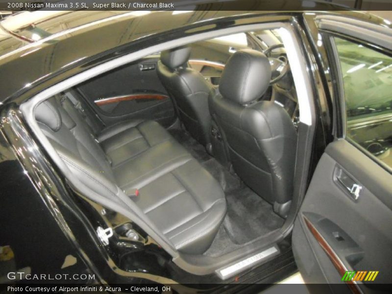 Super Black / Charcoal Black 2008 Nissan Maxima 3.5 SL