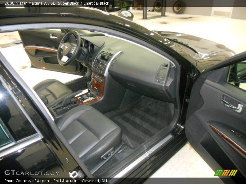 Super Black / Charcoal Black 2008 Nissan Maxima 3.5 SL