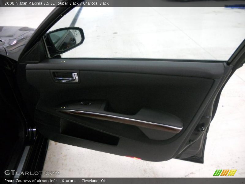Super Black / Charcoal Black 2008 Nissan Maxima 3.5 SL