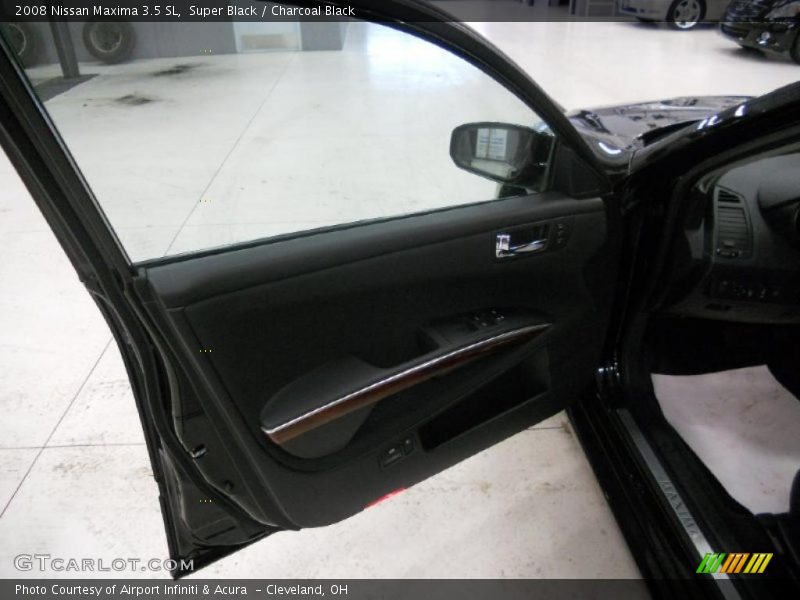 Super Black / Charcoal Black 2008 Nissan Maxima 3.5 SL