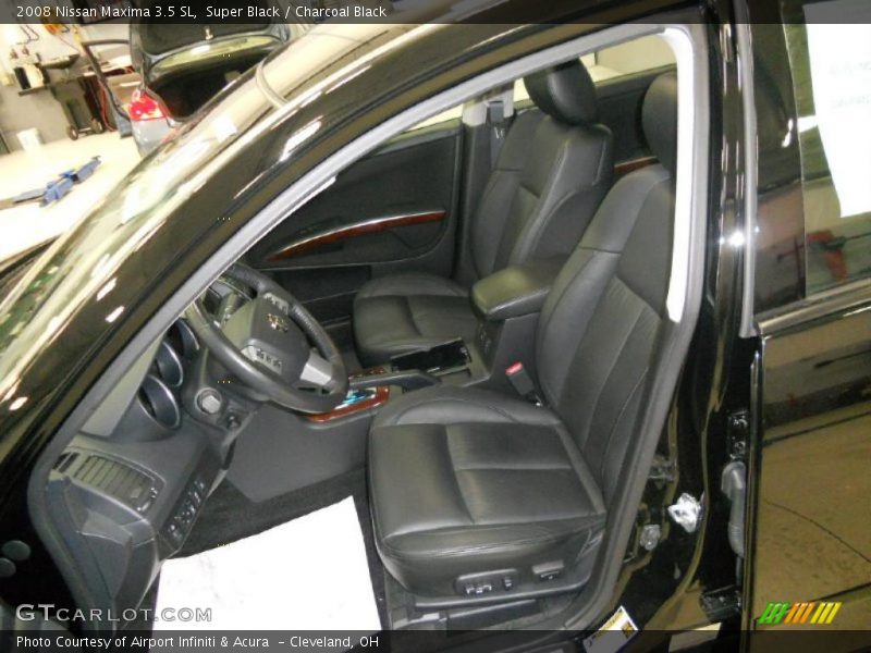 Super Black / Charcoal Black 2008 Nissan Maxima 3.5 SL
