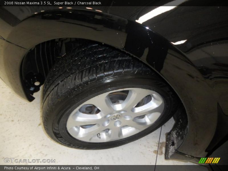 Super Black / Charcoal Black 2008 Nissan Maxima 3.5 SL