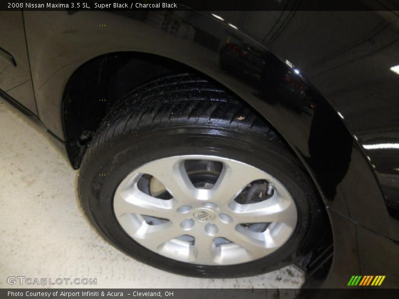 Super Black / Charcoal Black 2008 Nissan Maxima 3.5 SL