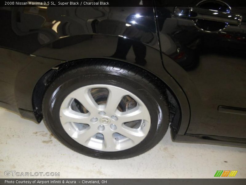 Super Black / Charcoal Black 2008 Nissan Maxima 3.5 SL