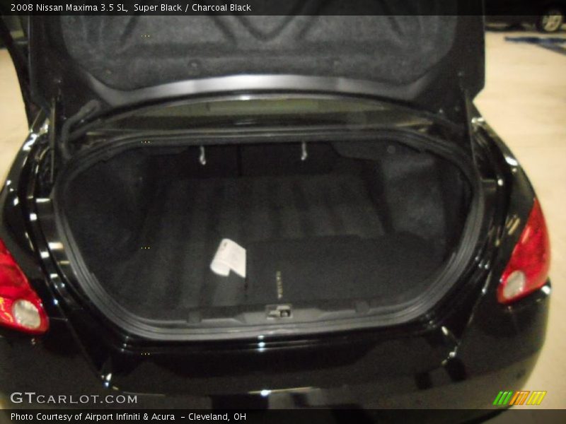 Super Black / Charcoal Black 2008 Nissan Maxima 3.5 SL