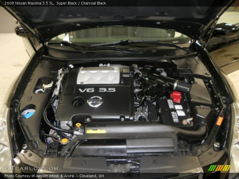 Super Black / Charcoal Black 2008 Nissan Maxima 3.5 SL