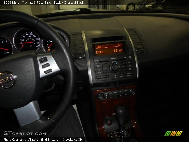 Super Black / Charcoal Black 2008 Nissan Maxima 3.5 SL