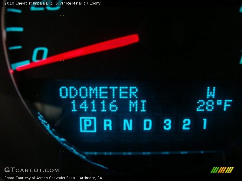 Silver Ice Metallic / Ebony 2010 Chevrolet Impala LTZ