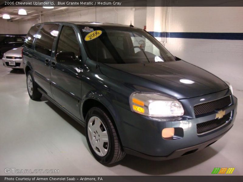 Blue Granite Metallic / Medium Gray 2006 Chevrolet Uplander LS