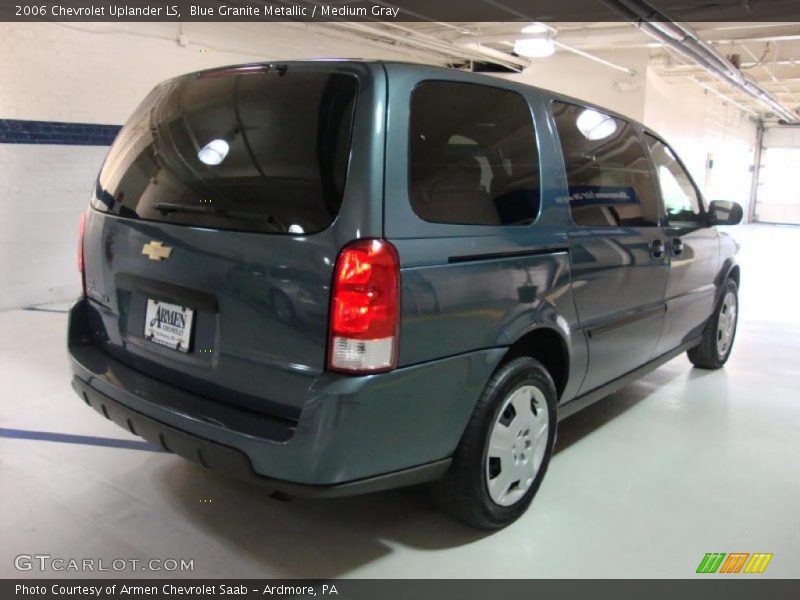 Blue Granite Metallic / Medium Gray 2006 Chevrolet Uplander LS