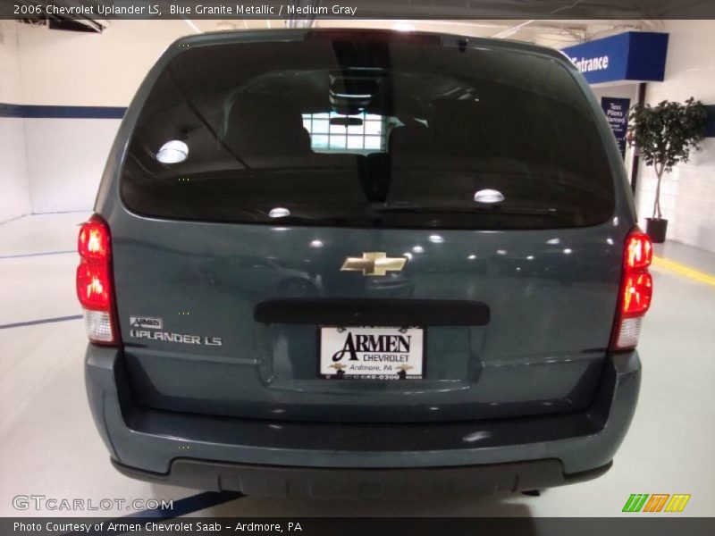 Blue Granite Metallic / Medium Gray 2006 Chevrolet Uplander LS