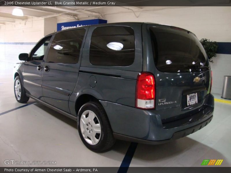 Blue Granite Metallic / Medium Gray 2006 Chevrolet Uplander LS