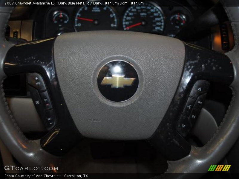 Dark Blue Metallic / Dark Titanium/Light Titanium 2007 Chevrolet Avalanche LS