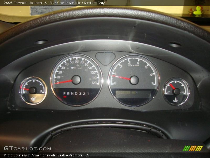 Blue Granite Metallic / Medium Gray 2006 Chevrolet Uplander LS