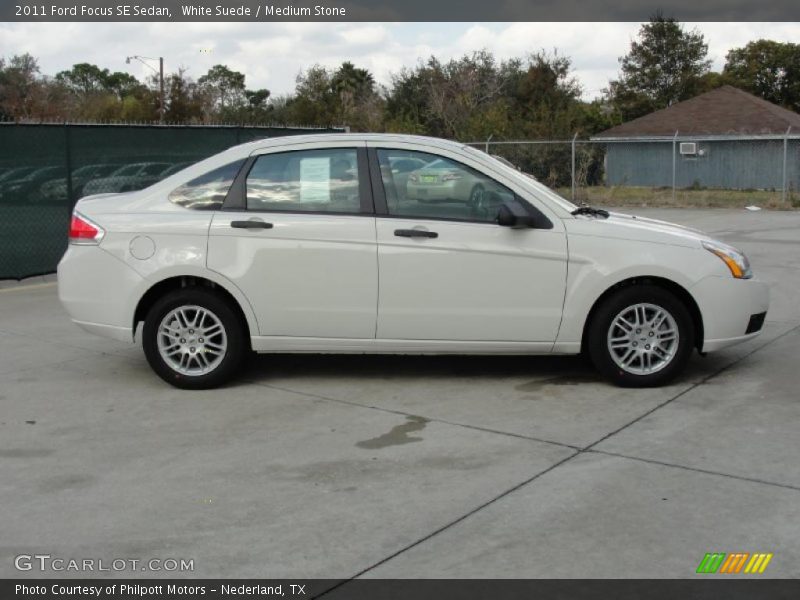 White Suede / Medium Stone 2011 Ford Focus SE Sedan
