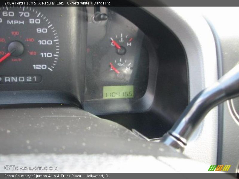 Oxford White / Dark Flint 2004 Ford F150 STX Regular Cab
