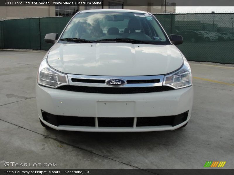White Suede / Medium Stone 2011 Ford Focus SE Sedan