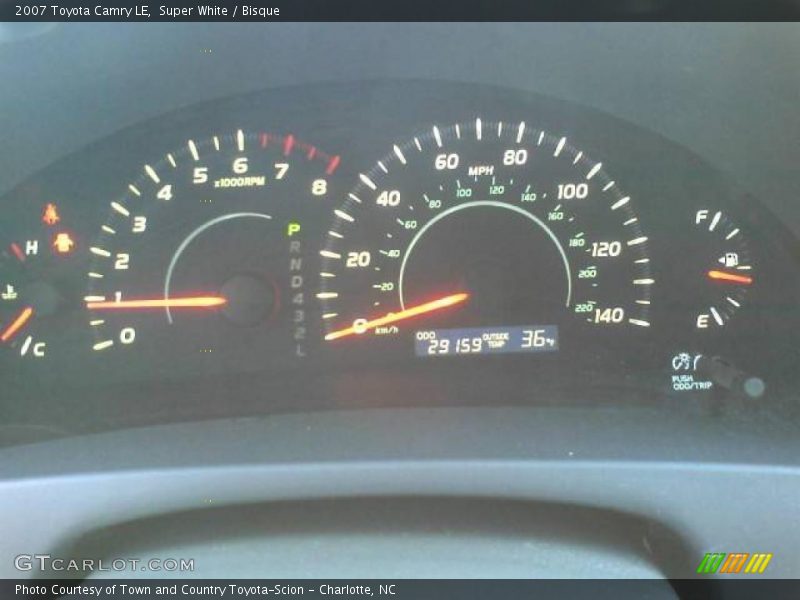 Super White / Bisque 2007 Toyota Camry LE