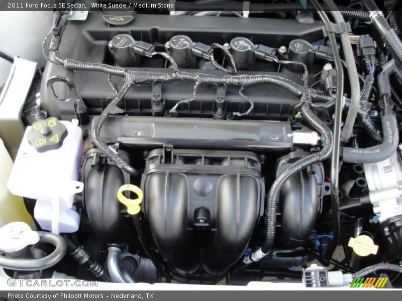 White Suede / Medium Stone 2011 Ford Focus SE Sedan