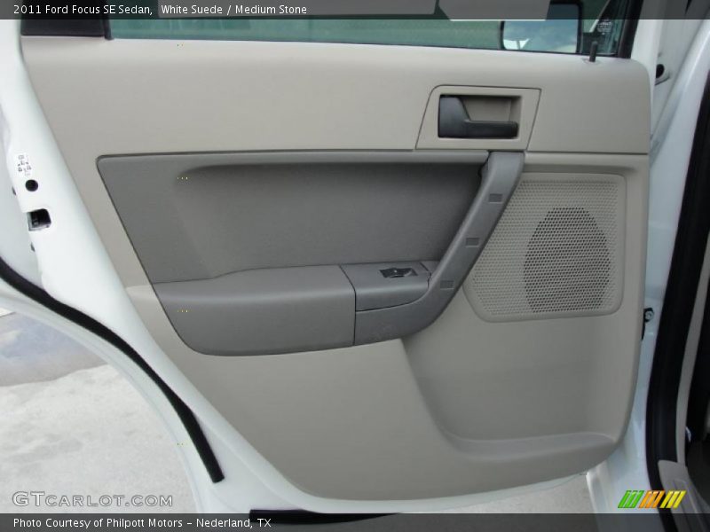 White Suede / Medium Stone 2011 Ford Focus SE Sedan