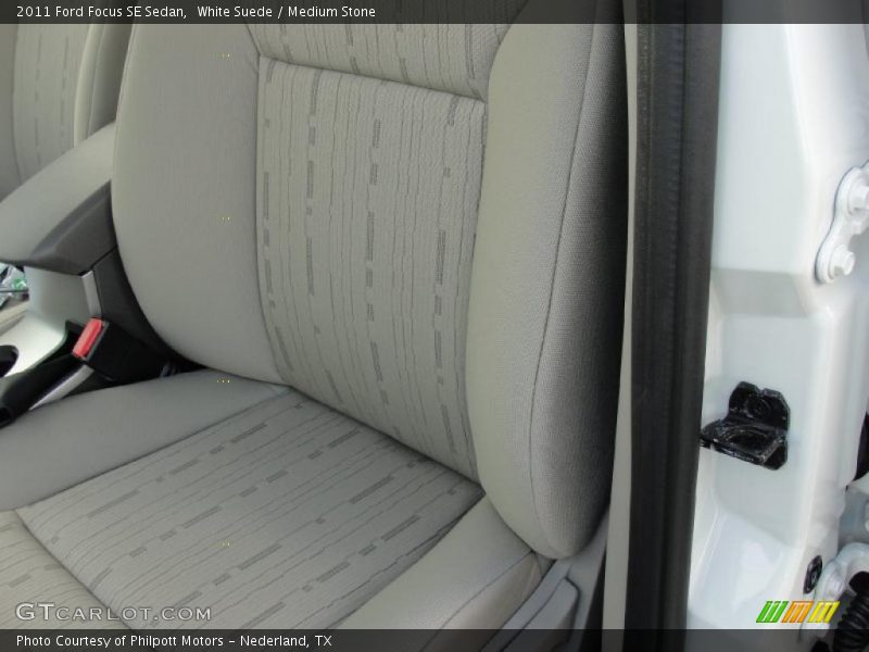 White Suede / Medium Stone 2011 Ford Focus SE Sedan