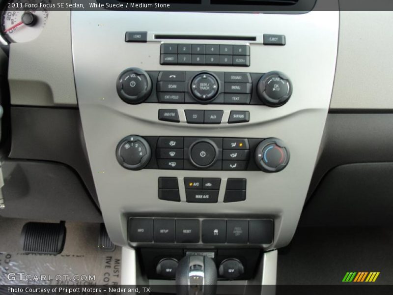 White Suede / Medium Stone 2011 Ford Focus SE Sedan