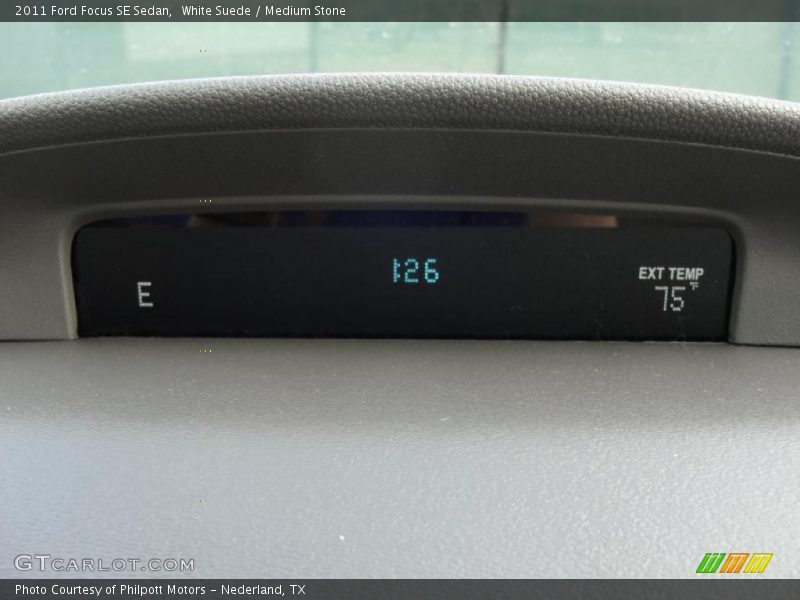 White Suede / Medium Stone 2011 Ford Focus SE Sedan