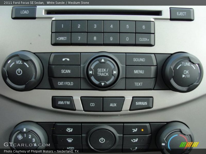 White Suede / Medium Stone 2011 Ford Focus SE Sedan
