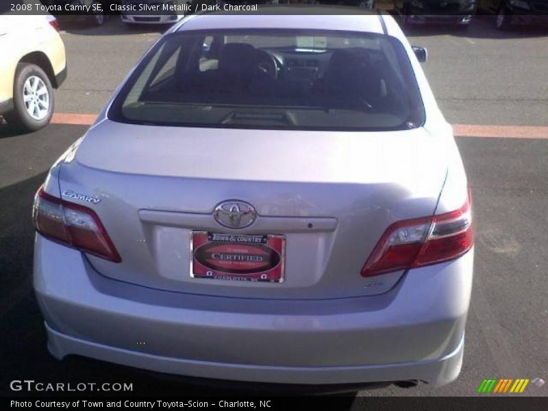 Classic Silver Metallic / Dark Charcoal 2008 Toyota Camry SE