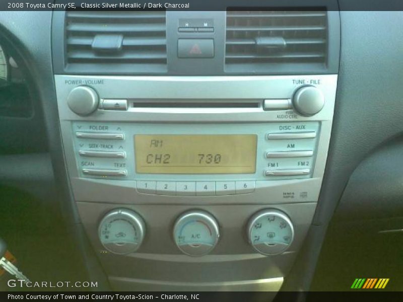Classic Silver Metallic / Dark Charcoal 2008 Toyota Camry SE