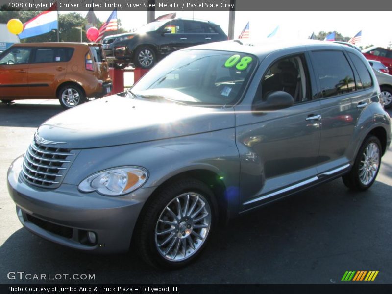 Silver Steel Metallic / Pastel Slate Gray 2008 Chrysler PT Cruiser Limited Turbo