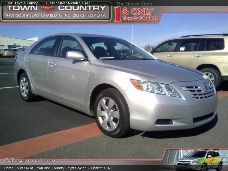 Classic Silver Metallic / Ash 2008 Toyota Camry CE