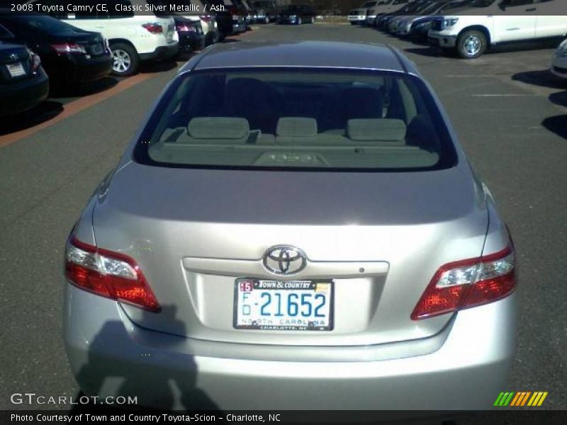 Classic Silver Metallic / Ash 2008 Toyota Camry CE