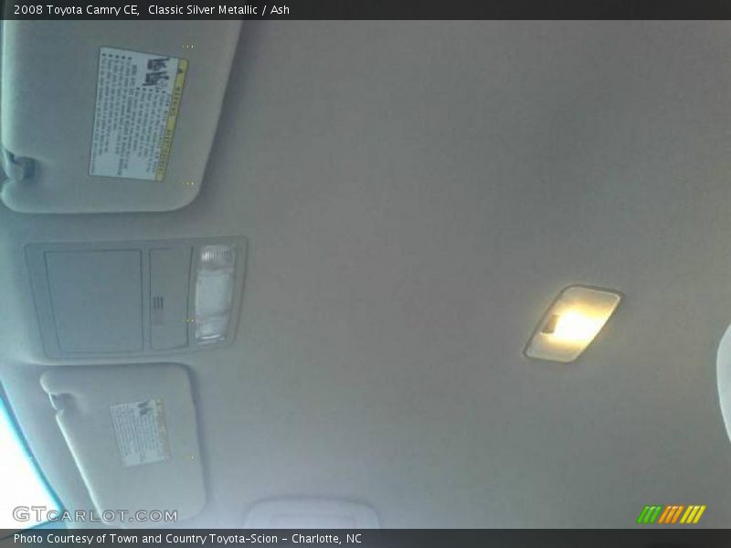 Classic Silver Metallic / Ash 2008 Toyota Camry CE