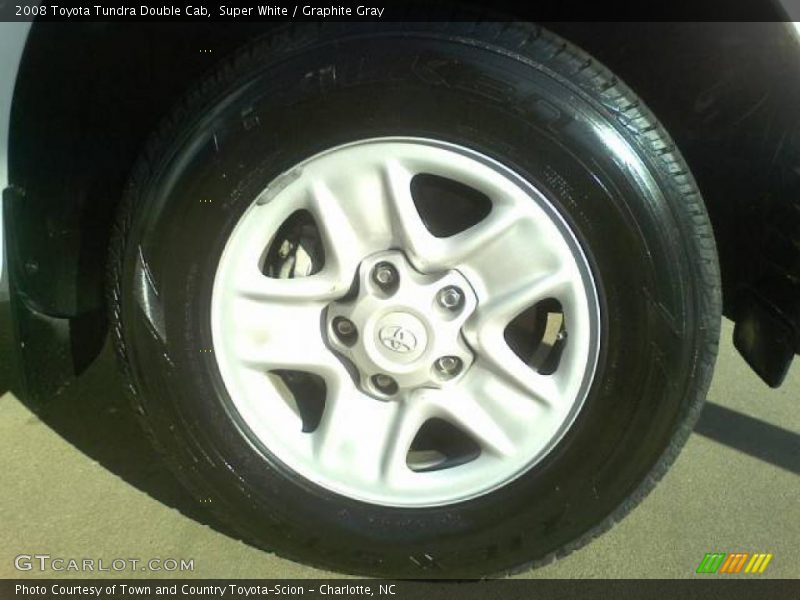Super White / Graphite Gray 2008 Toyota Tundra Double Cab