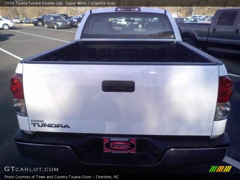 Super White / Graphite Gray 2008 Toyota Tundra Double Cab
