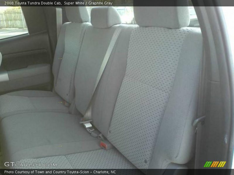 Super White / Graphite Gray 2008 Toyota Tundra Double Cab