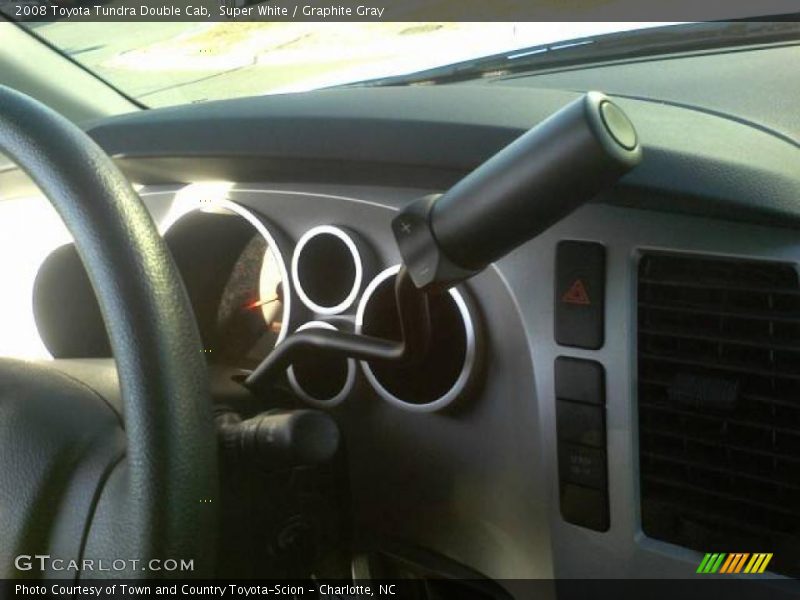 Super White / Graphite Gray 2008 Toyota Tundra Double Cab