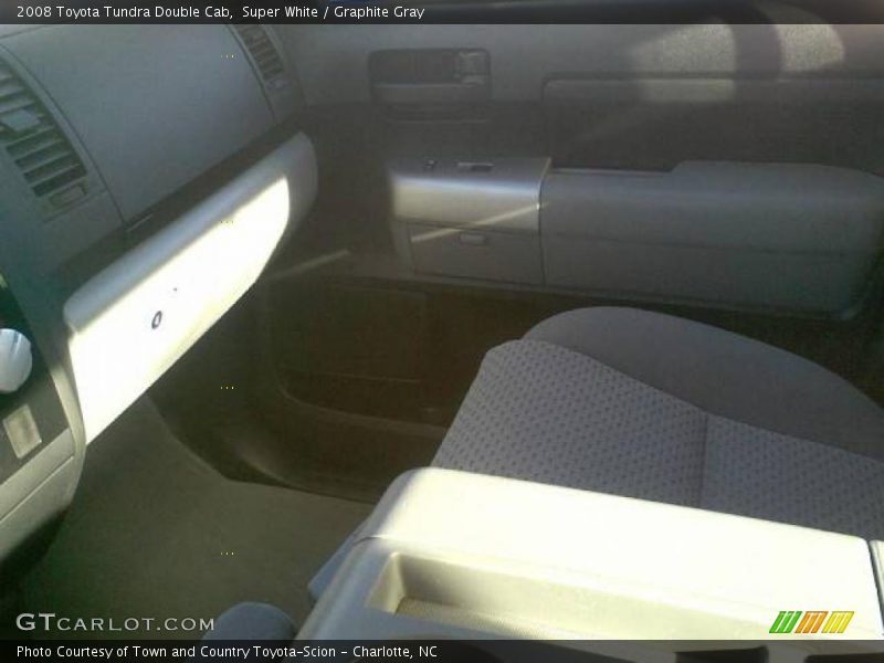 Super White / Graphite Gray 2008 Toyota Tundra Double Cab