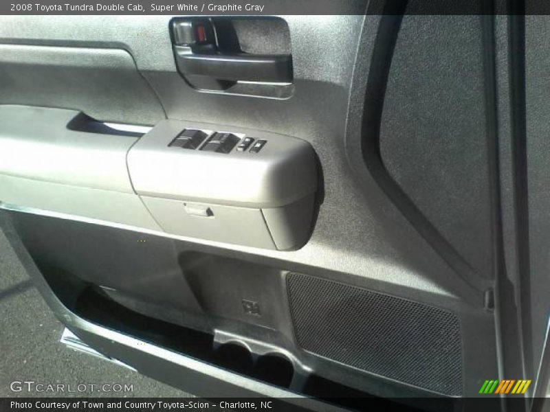 Super White / Graphite Gray 2008 Toyota Tundra Double Cab