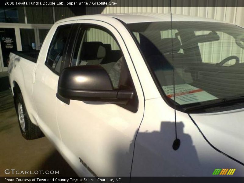 Super White / Graphite Gray 2008 Toyota Tundra Double Cab