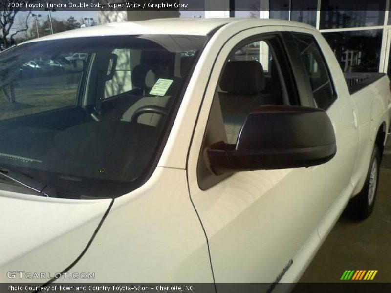 Super White / Graphite Gray 2008 Toyota Tundra Double Cab