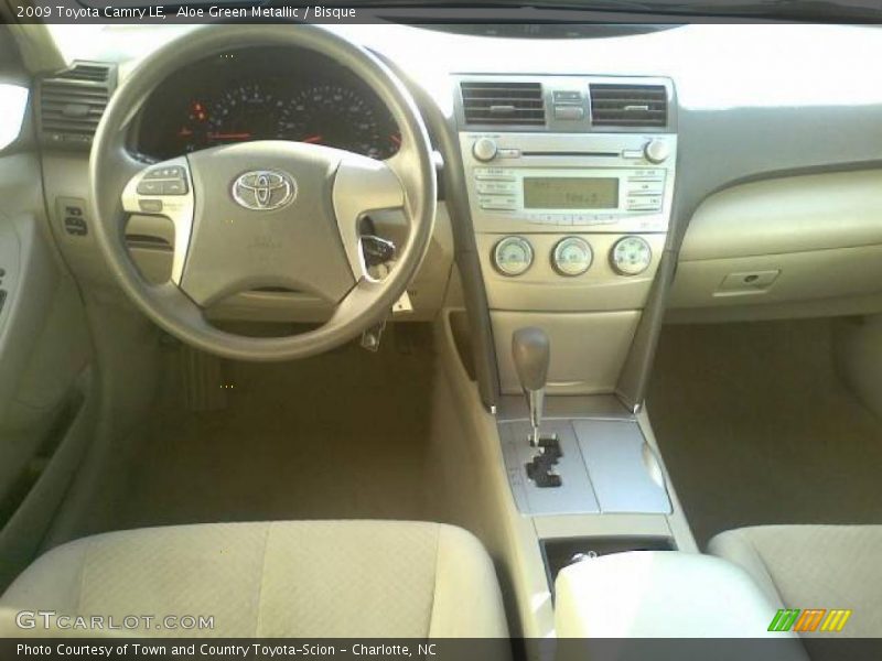 Aloe Green Metallic / Bisque 2009 Toyota Camry LE