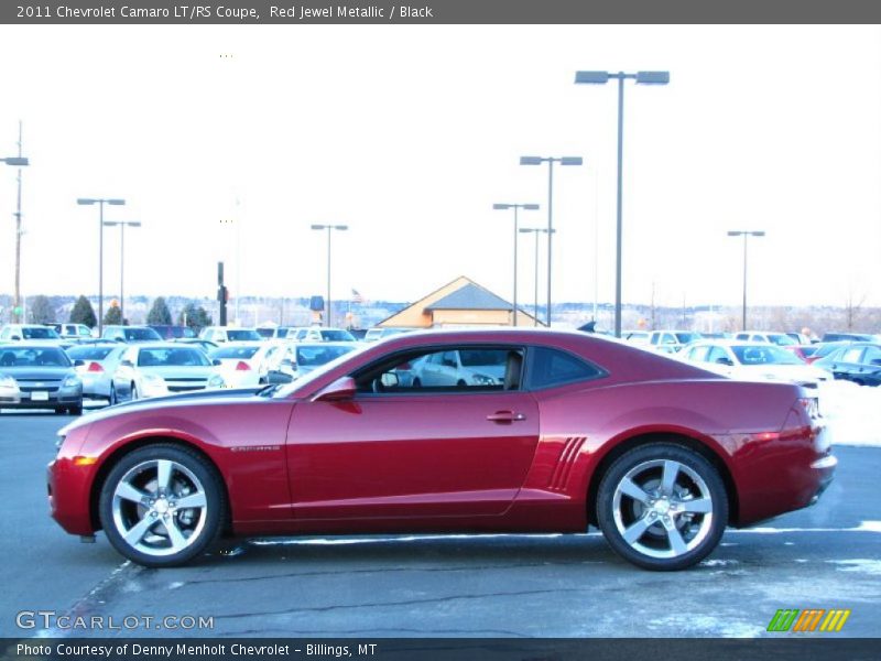 Red Jewel Metallic / Black 2011 Chevrolet Camaro LT/RS Coupe