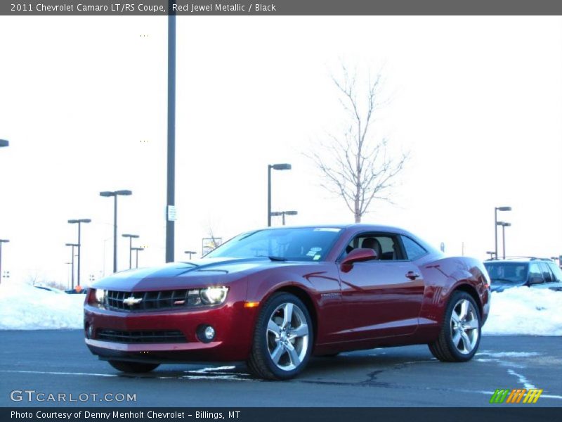 Red Jewel Metallic / Black 2011 Chevrolet Camaro LT/RS Coupe