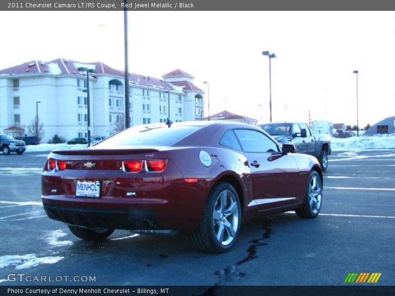 Red Jewel Metallic / Black 2011 Chevrolet Camaro LT/RS Coupe