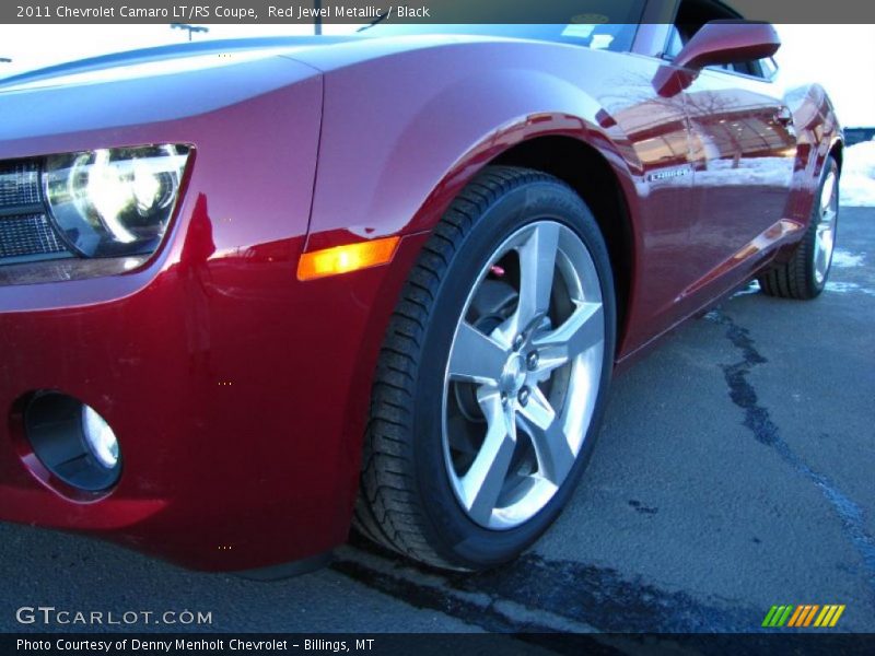 Red Jewel Metallic / Black 2011 Chevrolet Camaro LT/RS Coupe