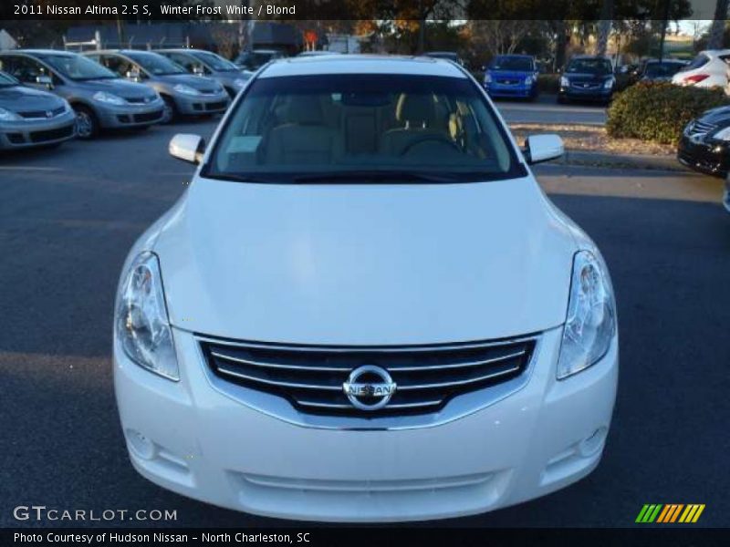 Winter Frost White / Blond 2011 Nissan Altima 2.5 S