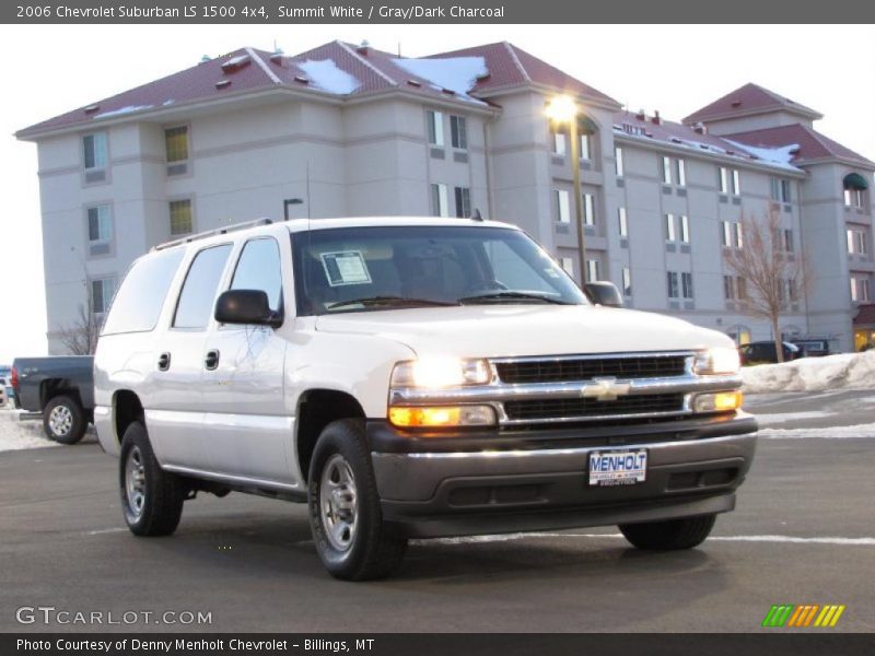 Summit White / Gray/Dark Charcoal 2006 Chevrolet Suburban LS 1500 4x4